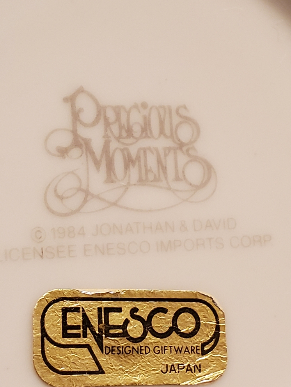 1984 ENESCO Precious MOMENTS 4 Coffee/tea MUGS BLESSED ARE SERIES VINTAGE - Picture 11 of 11